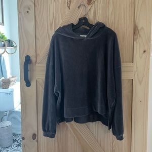 Barely worn Aerie matching lounge set! Cozy ribbed velour with flared pants